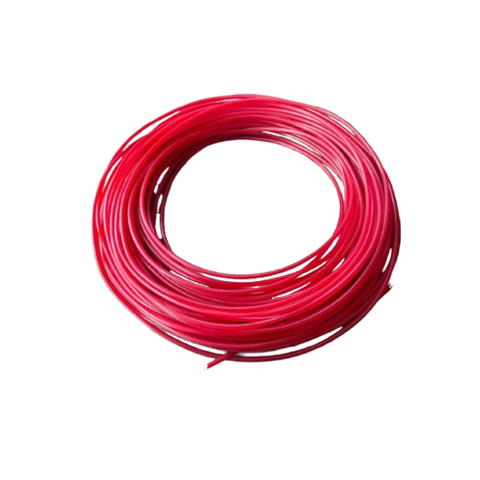 Fio Nylon Roçadeira Linha Cortar Aparar Grama 10mt 1,80mm Vermelho
