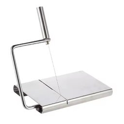 Cortador e Fatiador de Queijos com Bandeja em Inox Fio Manual Multifuncional para Frutas Frios Legum - 4