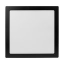 Ver imagem 2 de Kit 2 Painel Led 29,3x29,3 Quadrado Preto Embutir 24w 6500k Foxlux