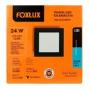Ver imagem 7 de Kit 2 Painel Led 29,3x29,3 Quadrado Preto Embutir 24w 6500k Foxlux
