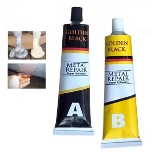 Super Cola Epoxi Aço Metal Aluminio Rachadura Vazamento Secagem Rapida Resistente Mundo Lgbt Bsl3324