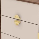 Ver imagem 5 de Comoda Sapateira 4 Gavetas 1 Porta 93 Cm 20033 Imbuia Fendi Vlr