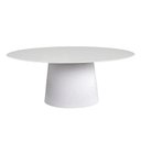 Ver imagem 3 de Mesa de Jantar Cone Oval 198x122 cm Laqueado Branco Personal Decor Mesa Cone Oval