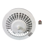 Lustre Ventilador Pendente Multicor E27 Branco Controle Remoto Bivolt - 1