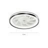 Lustre Ventilador Pendente Multicor E27 Branco Controle Remoto Bivolt - 9