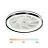 Lustre Ventilador Pendente Multicor E27 Branco Controle Remoto Bivolt - 7