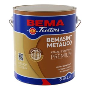 Tinta Esmalte Bemasint Metálico Ouro Velho 3,6l - Bema
