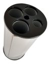 Ver mais imagens de Dispensador De Copos Água Em Aço Inox Para 500 Copos 180 Ml
