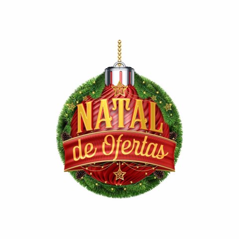 Adesivo de Vitrine Natalina | Natal Ofertas Sapato Vermelho - Modelo 12 - Fosco