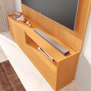 Ver imagem 6 de Rack com Painel para TV até 75 Polegadas MDF 187cmx219cm Bancada Vitoria Regia YesCasa