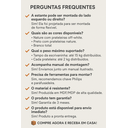 Ver imagem 6 de Escrivaninha com Estante Eccos Compacta Madeira Home Office Estudo - Nature com Off White