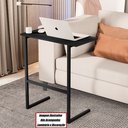 Ver imagem 2 de Mesa Apoio Lateral Encaixe Sofa Home Office Thor:preto