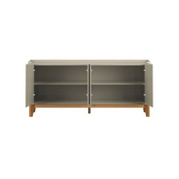 Buffet Aparador Flip 1,80 4 Portas Sala - 3 Cores:offwhite - 3
