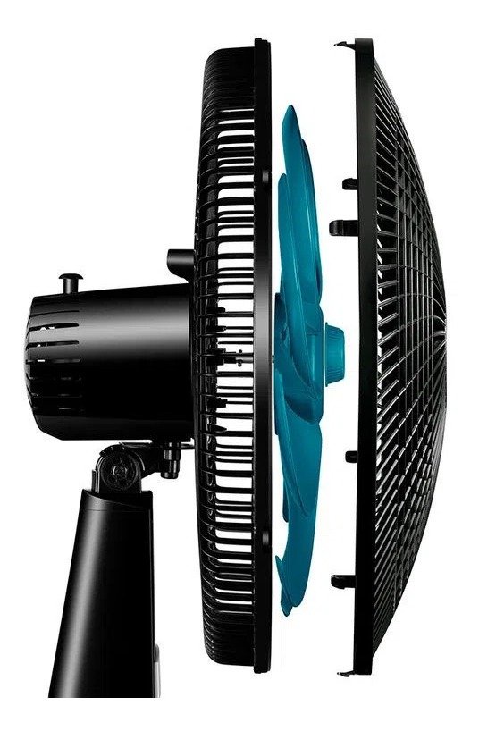 Ventilador de mesa Mondial VSP-30 turbo preto com 6 pás cor azul-petróleo, 30 cm de diâmetro 220 - 3