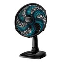 Ver imagem 1 de Ventilador de Mesa Mondial Vsp-30 Turbo Preto com 6 Pás Cor Azul-petróleo, 30 Cm de Diâmetro 220