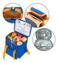 Ver imagem 4 de Bolsa Térmica Marmita Lancheira com Alça - Azul