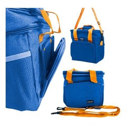 Bolsa Térmica Marmita Lancheira com Alça - Azul - 3