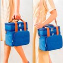 Ver imagem 7 de Bolsa Térmica Marmita Lancheira com Alça - Azul