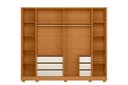 Ver imagem 5 de Guarda Roupa Mercure 6 Portas e 6 Gavetas - Cinamomo Off White - Albatroz