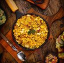 Ver imagem 4 de Frigideira Wok em Ferro Cabo Madeira Panelamineira 28cm 2,5l