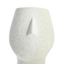 Ver imagem 5 de Vaso Decorativo Rosto Areia em Cerâmica 25,5x26cm - D’Rossi