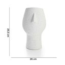 Ver imagem 7 de Vaso Decorativo Rosto Areia em Cerâmica 25,5x26cm - D’Rossi