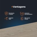 Ver imagem 6 de Kit 44,6m² Piso Vinilico Autocolante Régua 15,24 Cm X 91,44 Cm Easy Arkhe Ash