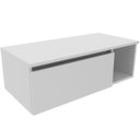 Ver imagem 1 de Gabinete de Banheiro 80 Cm com 1 Porta e Nicho Marina Branco