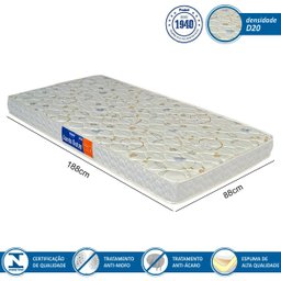 Cama Solteiro com Proteção Lateral Carro Formula I Vermelho com Colchão - 4