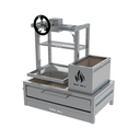 Ver imagem 1 de Parrilla para Bancada 74x45 com Elevação e Grelha Uruguaia