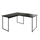 Ver imagem 2 de Mesa em L Industrial para Escritório e Home Office 150x150cm - Preto