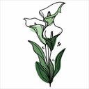 Ver imagem 4 de Adesivo Floral Boho Verde Estilo Nórdico 30x60 Minimalista Mod.04