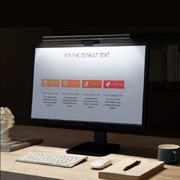 Barra Luz LED Monitor Tela Computador Notebook Lâmpada Luminária Iluminação Brilho Ajustável Baseus  - 4