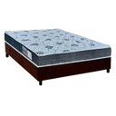 Ver imagem 1 de Cama Box Casal: Colchão Espuma D45 Orthoflex /EP Cecina + Base CRC Suede Brown(138x188)