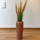 Ver imagem 3 de Vaso Decorativo Fibra de Vidro Florida P 65cm Terracota Fosco Lindo Vaso