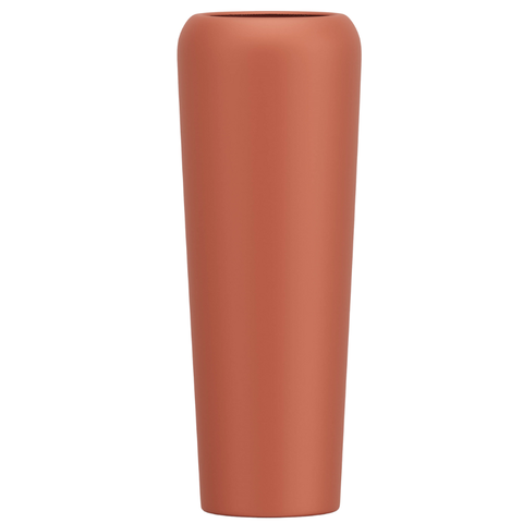 Vaso Decorativo Fibra de Vidro Florida P 65cm Terracota Fosco Lindo Vaso