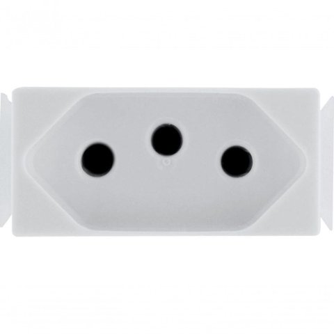 Kit 12 Modulo Tomada 2p+t Tramontina Aria 20 a 250 V Branco