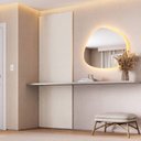 Ver imagem 1 de Painel Liso para TV até 32 Polegadas Planejado 80x230cm Aruá CabeCasa MadeiraOriginals Off White