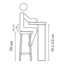 Ver imagem 6 de Kit 3 Banqueta Banco Estilo Industrial para Balcão Moderna