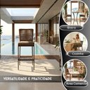 Ver imagem 5 de Kit 3 Banqueta Banco Estilo Industrial para Balcão Moderna Itapema