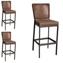 Ver imagem 1 de Kit 3 Banqueta Banco Estilo Industrial para Balcão Moderna