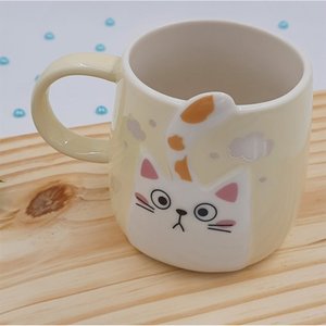Caneca Happy Cat Amarelo