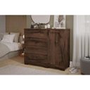 Ver imagem 5 de Cômoda Casal Malu C/ 1 Porta 4 Gavetas Cinamomo - Panan