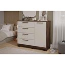 Ver imagem 7 de Cômoda Casal Malu C/ 1 Porta 4 Gavetas Cinamomo - Panan