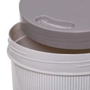 Ver imagem 3 de Kit Potes Porta Mantimentos Redondos Retro 7 Peças Plasutil