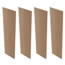 Ver imagem 3 de Kit 4 Placas de Painel Ripado Tóquio 250cm x 58cm x 3,3mm (Rende 5,8m²) Ecorevest Marrom/Itapuã