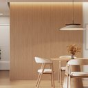 Ver imagem 1 de Kit 4 Placas de Painel Ripado Tóquio 250cm x 58cm x 3,3mm (Rende 5,8m²) Ecorevest Marrom/Itapuã