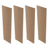 Kit 4 Placas de Painel Ripado Tóquio 250cm X 58cm X 3,3mm (rende 5,8m²) Ecorevest - 3