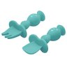 Kit primeiros talheres de silicone 6M+ KaBaby - Azul - 1