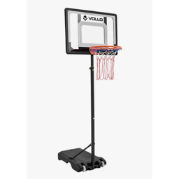Tabela de Basquete Vollo Tb210 Portátil Ajustável 2,10m Aro 38cm - 2